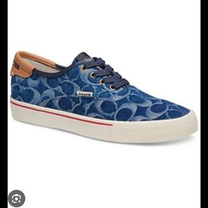 Coach City Sole Denim Blue Sneakers